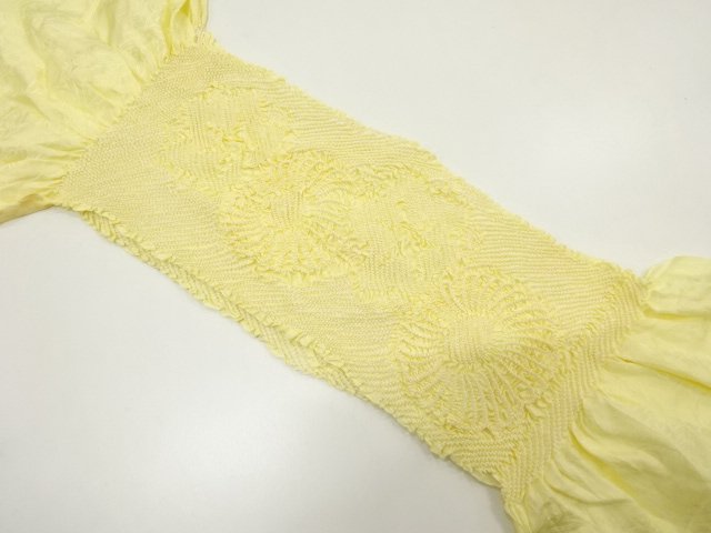 JAPANESE KIMONO / OBIAGE / SILK / SHIBORI